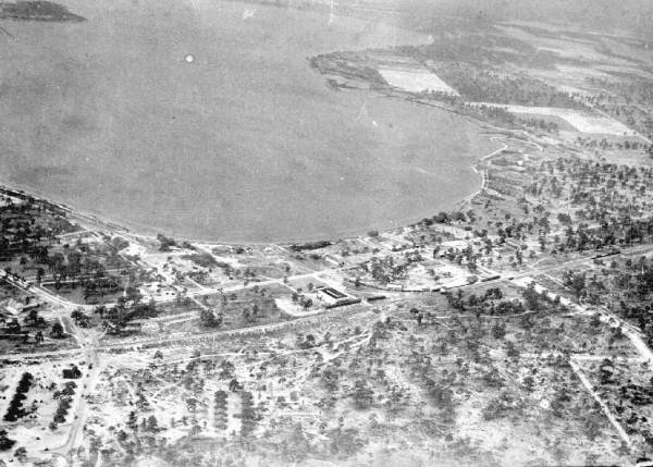 Aerial view of Babson Park from 1926